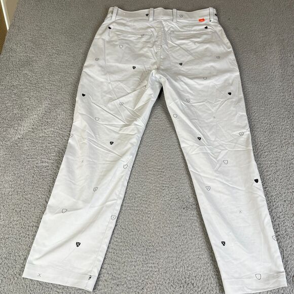 Nike Golf Pants 34x30 Gray Chino Photon Dust Dri Fit Performance All Over Print - Picture 15 of 16